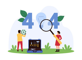 403 error page not found warning message vector image