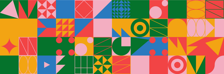 brutalism design abstract pattern vector image