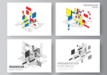 minimalistic abstract editable layout vector image