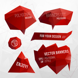abstract modern shapes for label and header vector image