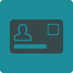 Banking card icon vector