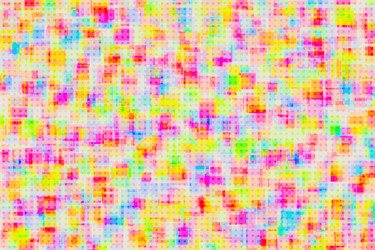 Abstract colorful square tech pattern design vector