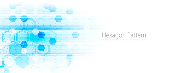 abstract hexagon background for design works vector image