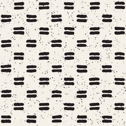 hand drawn style ethnic seamless pattern abstract vector image