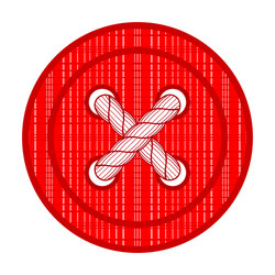 abstract button vector image