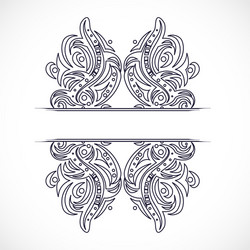 abstract shapes with frame vector image