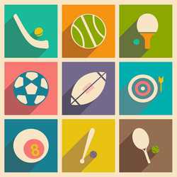 flat with shadow concept and mobile application vector image