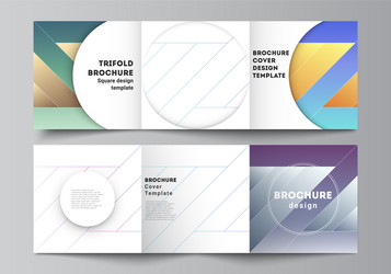 minimal editable layout square vector image