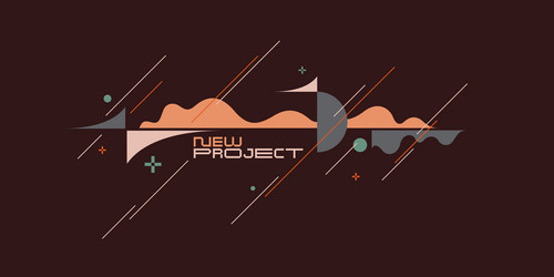 modern backgrounds with abstract elements vector image