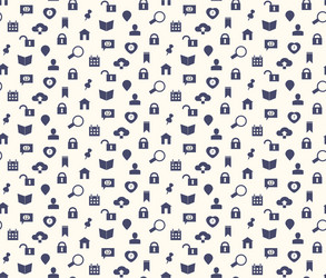 seamless web icons and simbols pattern vector image