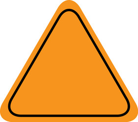 triangle notification signal vector image
