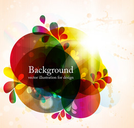abstract background in color vector image