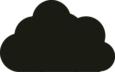 mobile application cloud storage data web button vector image
