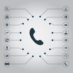 set of simple systematization vector image