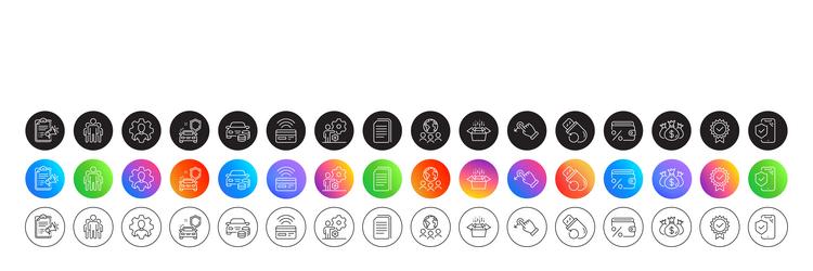 drag drop certificate and megaphone checklist vector image