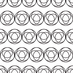abstract multiple outline circle form lined vector image