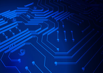 circuit technology background with hi-tech digital vector image