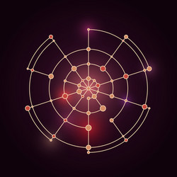 Digital Connection Network vector image