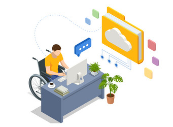 Cloud Technology & Networking vector image