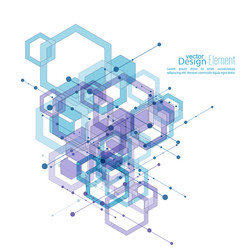 Abstract Particle Network vector image