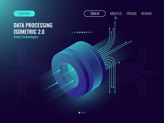 data analysis processing big computing vector image
