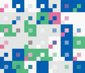 deconstructed abstract pattern design vector image