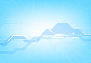 abstract background with technology circuit board vector image