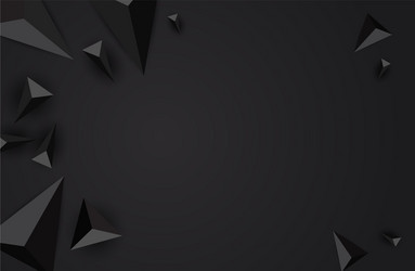 abstract triangle background 3d triangles modern vector image