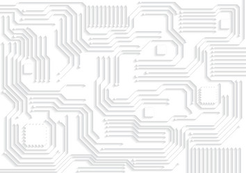 circuit technology background with hi-tech vector image