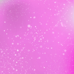 pink technology background with particle vector image