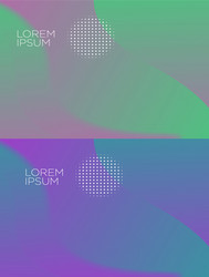 smooth abstract colorful backgrounds set - eps10 vector