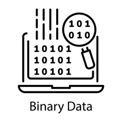 binary data vector image