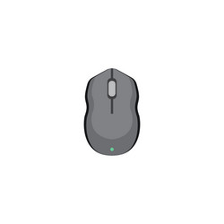 flat mouse element of vector image