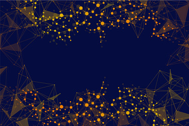 structure molecule and communication dna atom vector image
