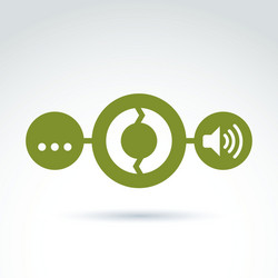 analyzing data and info information collecting vector image
