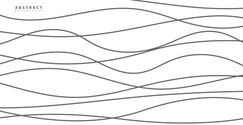 hand drawn lines abstract pattern wave simple vector image