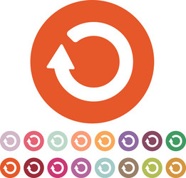 Loading Circle Icon - Refresh Symbol vector image