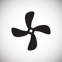 propeller icon on background for graphic and web vector image