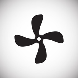 propeller icon on background for graphic and web vector