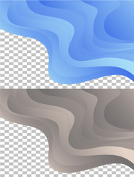 smooth abstract colorful backgrounds set - eps10 vector image