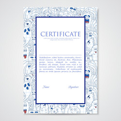 graphic design template document with abstract vector image