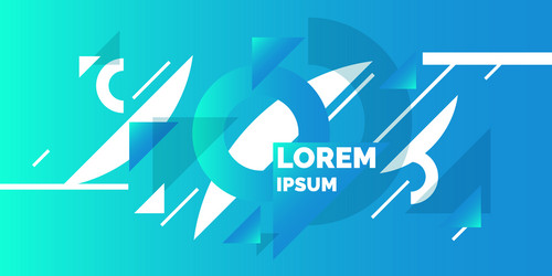 abstract geometric background with triangles vector image