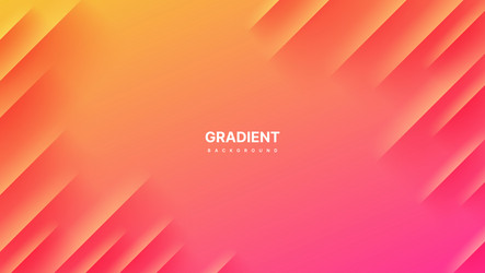 Abstract gradient orange and pink background Vector Image