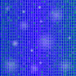 binary code blue background concept numbers vector image