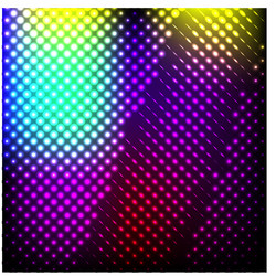 abstract background colorful lights on black vector image
