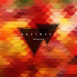abstract triangle background mosaic design vector image