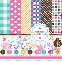 Patterned Sketch Background vector image