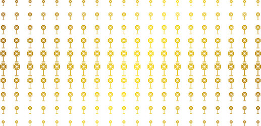 spotlight rack gold halftone array vector