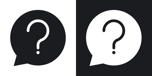 doubts button icon set vector image