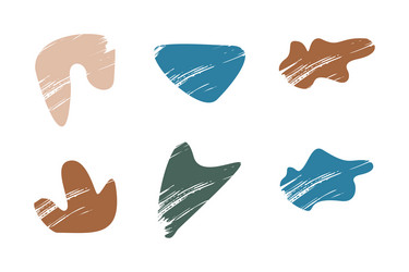 grunge blobs fluid shapes pictogram symbol visual vector image